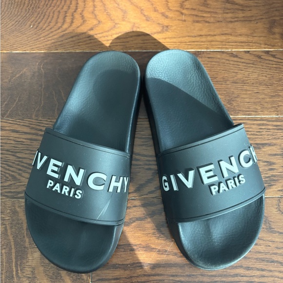 Givenchy Black Logo Slides - Picture 7 of 12